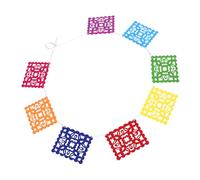 ifundom Banderines De Fiesta De Fieltro Sin Tejer Para Decoración De Día De y Bodas De Banderas Triangulares y Para