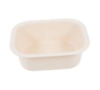 ifundom Bañera Cambiadora Para Bebés Lavabo De Plástico Portátil Para Ñiño, Depósito De Agua Resistente, Tamaño Compacto, Color Blanco Leche, Uso Práctico Para Cuidado Infantil y Cambio De Pañales