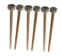 ifundom Baquetas De Gong y De Martillo 6 Unidades Baquetas De Madera Con De Accesorios De Percusión Iniciantes