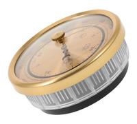 ifundom Barómetro Portátil Multifuncional Hogar, Medidor de Presión Atmosférica, Termómetro E Higrómetro Analógico, Indicador de Sol y Lluvia, Instrumento Meteorológico Compacto y Preciso