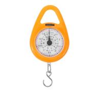 ifundom Báscula de Resorte Mecánica Portátil Gancho para Equipaje Mini Escala de Viaje Naranja Báscula Colgante Ligera y Compacta para Pesar Maletas y Equipaje