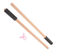 ifundom Bastón de Yoga de Madera para Corrección de Postura y Alineación Corporal, Portátil para Fitness y Entrenamiento de Modelos en Yoga