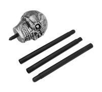 ifundom Bastón Decorativo De Halloween con Forma De Calavera Bastón para Caminar Agarre Cómodo Material De Utilería Versátil