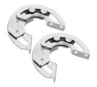 ifundom Bisagra Oculta Industrial de Acero Inoxidable 180 Grados Tope, Bisagra Deslizante Lateral para Puertas de Armarios Metálicos, 2 Piezas, Herrajes para Gabinetes