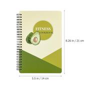 ifundom Bloc de Notas de Entrenamiento Espiral para Gimnasio y Hogar, Seguimiento de Medidas y Progreso Fitness en Papel Resistente para Hombres y Mujeres Color Aleatorio
