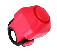 ifundom Bocina de Bicicleta Fuerte y Versátil en Plástico Rojo, Timbre para Bicicleta de Montaña Sonido Potente y Accesorio para Ciclismo Seguro