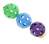 ifundom Bola Educativa para 9 Agujeros Pequeña Plástico Resistente Colores Fríos Azul Verde Morado Juguete de Pelota Interesante para Bebés y Juegos de Desarrollo Temprano