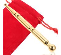 ifundom Bolígrafo de Acupuntura y Varilla de Masaje Facial Sonda de Punto Corporal, Diseño Compacto y Pulido, Resistente y Portátil, Adecuado para Masaje de Ojos Circulación Facial