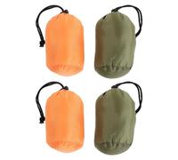 ifundom Bolsa de Almacenamiento Emergencia al Aire Libre, Nylon Resistente, Paquete de 4 Unidades, Recuperación Rápida Atascos de Cremallera para Trekking y Campamento