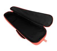 ifundom Bolsa de Almacenamiento para Ukulele y Guitarra Gran Capacidad, Tela Oxford Rosa y Algodón, Longitud Ajustable y Capa Interior Acolchada para Protección