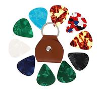 ifundom Bolsa De Recogida Afinador De Guitarra Selección De Bajo Púas De Guitarra Eléctrica Púa De Guitarra Púas De Dedo Guitarra Bolsa De Almacenamiento De Púas De Guitarra Cuero