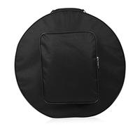 ifundom Bolsa Para Batería Redonda De Nylon 13-14 Pulgadas Negra, Mochila y Bolsa De Transporte Para Caja De Percusión, Estuche Resistente Para Guardar y Proteger Instrumentos