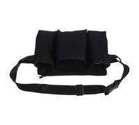 ifundom Bolsa para Herramientas de Masaje Portátil de Tela Oxford Negra, Diseño Protector y Ligera para Profesionales, Organizador Moderno para Aceites y Lociones en Cinturón