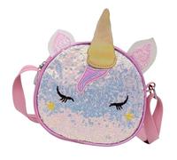 ifundom Bolso Bandolera Unicornio para Niña Pequeño y Ligero Bolso de Hombro Ajustable Rosa para Niñas Bolsa de Juguete Adecuado para Obsequio y Uso Diario