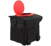 ifundom Bote de Basura para Coche Portátil y Plegable con Tapa, Ligero y Resistente, Hecho de Poliéster y Plástico, Adecuado Suelo o Respaldo del Asiento