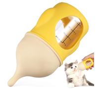 ifundom Botella de Pet biberones para Cachorros Gatitos alimentando con Leche biberón para recién Nacidos biberón ergonómico Kit de alimentación con biberón para Cachorros Cosas de Gatitos