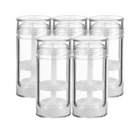 ifundom Botellas Rellenables de Desodorante en Crema de 30ml Hechas de Pp, Contenedores Vacíos para Casa y Viaje, Paquete de 5 Unidades Prácticas