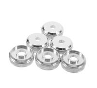 ifundom Botones Dedo Válvula Trompeta Superior Inferior Cubiertas Tornillos Reemplazos Pistones Accesorios Reparación Diseño Duradero