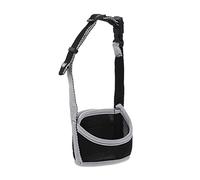 ifundom Bozal Suave De Negro Hocico para Perros Cubrir Capacitación Criar Pequeño Boca Cachorro Bulldogs Perro Al Aire Antiladridos para Perros Metal Dark Grey