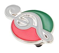 ifundom Broche de Aleación Diseño de Nota Musical y Guitarra Pin Esmaltado Pequeño para Ropa y Mochila Accesorio Creativo para Amantes Música Obsequio para Mujer Uso Versátil