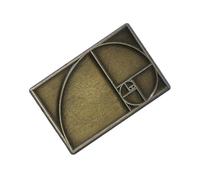 ifundom Broche de Proporción Áurea de Metal Diseño Único Estilo Medieval, Pin de Solapa para Decoración Colegio y Pines de Profesor en Ocasiones Obsequios