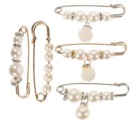 ifundom Broche de Seguridad para Mujer 15 Piezas Perlas de Imitación, Imperdible para Fijar Cintura de Pantalones y Faldas, Accesorio Decorativo Elegante para Ropa y Chales