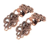 ifundom Broches para Suéter y Cárdigan Vintage de Metal en Antiguo Cobre Pinza para Cuello de Capa y Chal para Mujer en Eventos Formales E Informales, Juego de 2 Pares