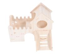 ifundom Cabaña para Hámster Escondite De Madera para Hámster Tobogán Casa para Hámster Hábitat para Jerbos Enanos Escondite para Ratones De Campo Escondite para Animales Pequeños
