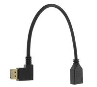 ifundom Cable De Extensión Displayport Macho Hembra Conector De Ángulo Derecho Para Conectar Pc Monitor Oficinas y Estudios