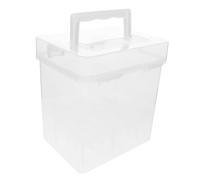 ifundom Caja de Almacenamiento para Rotuladores Transparente de Compartimentos Organizador de Bolígrafos con Cierre Seguro para Escribas Estudio o Viaje