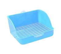 ifundom Caja de Arena Rectangular para Conejos y Hámster Base Filtrante y Material Plástico, Inodoro para Entrenamiento en Parques y Salas