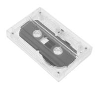 ifundom Caja de Casete de Audio en Blanco de Alta Transparencia, Material Abs Resistente, No se Rompe ni Desvanece, Adecuado para Oficina y Decoración del Hogar
