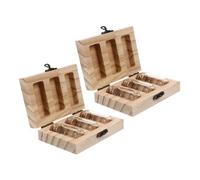 ifundom Caja De Madera Para Guardar Cabello Fetal y Cordón Umbilical Caja Para Conservar Recuerdos De Recién Nacidos Incluye Para Guardar El Primer Corte De Pelo y Dientes De Leche