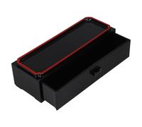 ifundom Caja de Palillos Japonesa de Madera Negra Veta, Diseño Extraíble, Estuche para Palillos y Cubiertos, Almacenamiento Práctico para Cocina y Comedor, 1 Unidad