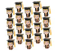 ifundom Cajas de Obsequio para Graduación 20 Piezas, Cajas para Dulces Diseño Gorro de Doctorado, Papel Resistente y Tamaño Pequeño, Suministros para Fiesta de Graduación, Recuerdos