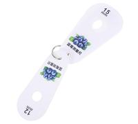 ifundom Calibrador De Diámetro Para Arándanos y Cerezas 5 Orificios 12-22 Mm Regla Medidora Plástico Para Medir Tamaño De Fruta Herramienta Precisa Multiusos Para Uso Doméstico