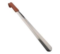 ifundom Calzador de Acero Inoxidable 52 CM Mango Largo y Gancho Reforzado Elevador de Zapatos Portátil para Personas Mayores y Uso Doméstico Herramienta Ergonómica para Facilitar el