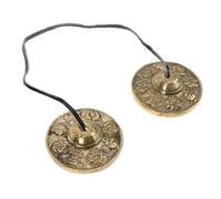 ifundom Campana De Cobre Pura Para Yoga y Instrumento De Percusión Religioso Sonido Curativo y Diseño De Ocho Para Restaurar Energía Positiva y Claridad Mental