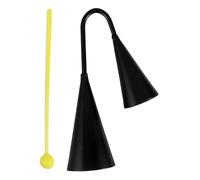 ifundom Campanas De Percusión Agogo De Dos Varilla Plástica Instrumento Cencerro Binaural Para Auditiva Diseño
