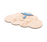 ifundom Cartel De Anuncio De Nacimiento De Madera Para Bebés Prop De Foto Rústico Signo Nombres De Recién Nacido Decoración De Habitación Infantil Accesorio De Recuerdo Personalizado
