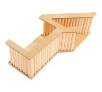 ifundom Casa de Madera para Hámster con Túnel Escondite Multifuncional para Cobayas y Pequeños Roedores Refugio Seguro y Entretenido para Jaulas de Animales Pequeños