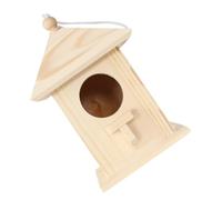 ifundom Casa de pájaros de Madera casa pequeña anidando casa de anidación pequeño colibrí comederos Casas de pájaros para al Aire casa de pájaros para Exteriores Casas para pájaros