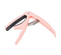 ifundom Cejilla para Guitarra Acústica y Eléctrica, Capo Abs Color Rosa, Tamaño Pequeño, Compatible Ukelele y Banjo, Abrazadera Ajustable para Transposición Rápida en Instrumentos