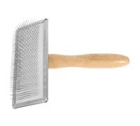 ifundom Cepillo de Cardado para Lana Mango de Bambú Grande Herramienta Portátil para Fieltrar Aguja Cepillo para Proyectos de Fieltro Artesanal y Cuidado de Mascotas Utensilio para