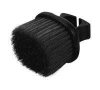 ifundom Cepillo para Uso Personal en Casa Fácil de Limpiar Negro para Limpiar Cabello y Vello Facial, Herramienta Versátil de Plástico y Fibra para Cuello de Peluquería