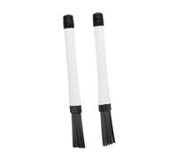 ifundom Cepillo Profesional Escobillas de Nailon Negras y Accesorios para Batería Acústica para Jazz y Actuaciones Escenario de Cepillos para Instrumentos Musicales