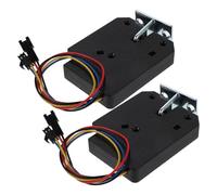 ifundom Cerradura de Control Electromagnético 5 V Cc para Cajones y Taquillas Mecanismo de Seguridad Robusto, 2 Cerraduras Electrónicas para Armarios y Máquinas Expendedoras