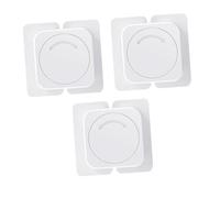 ifundom Cerraduras de Seguridad Plástico Blanco para Puertas y Refrigerador, 3 Piezas Protección Infantil para Evitar Lesiones en Dedos, Ideales para Dormitorio y Sala