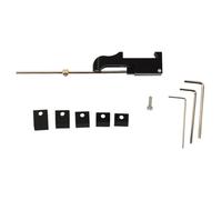 ifundom Clicker de Flecha de Metal Ajustable para Recurvo Negro Bastón de Señalización Profesional para Tiro Accesorio Duradero para Competición y Práctica Deportiva