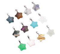 ifundom Colgantes de Piedra Dura 12 Piezas Multicolor para Pulseras y Aretes DIY, Ideales para Manualidades y Escuela Dominical